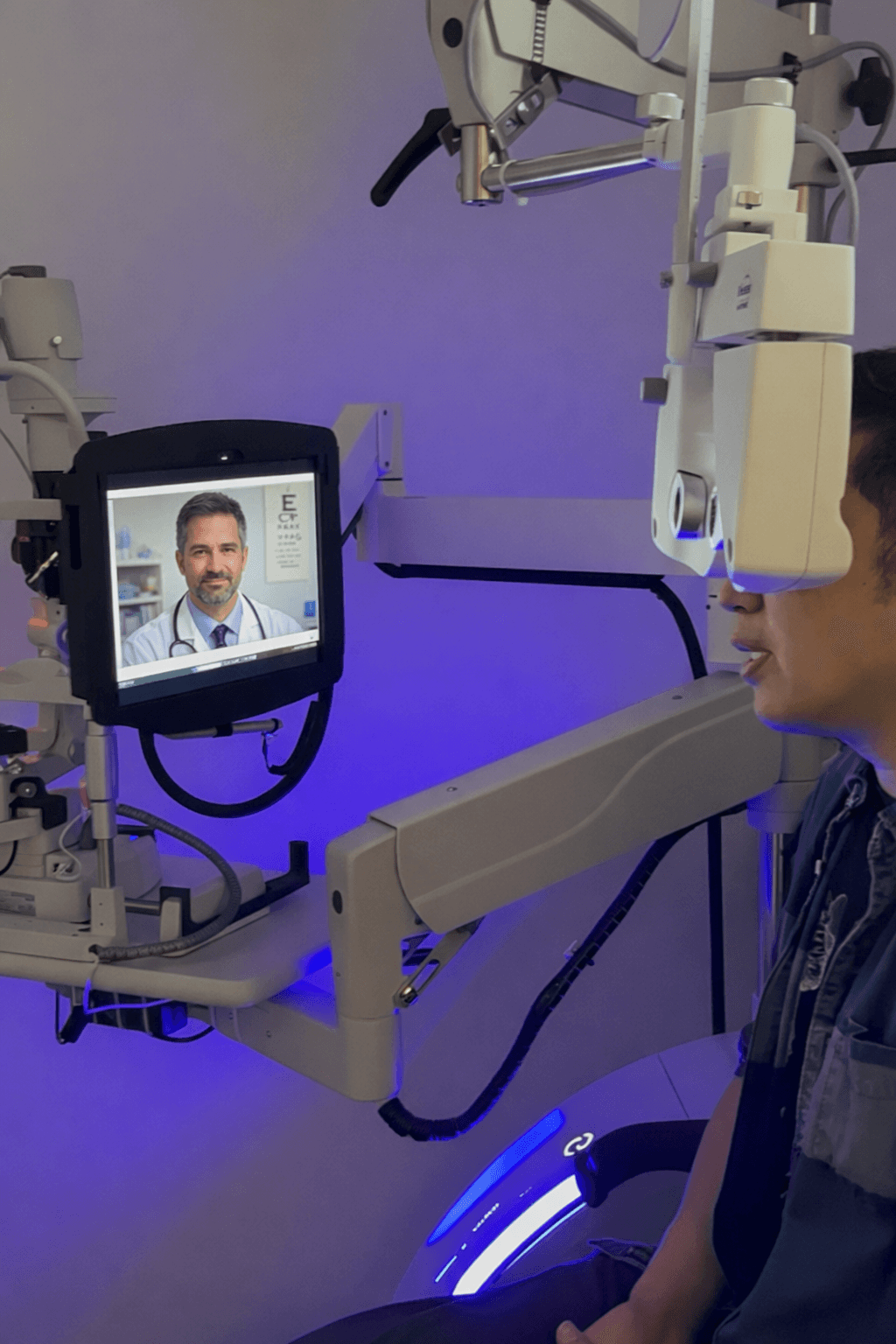 Advanced eye examination equipment at Factory Optical